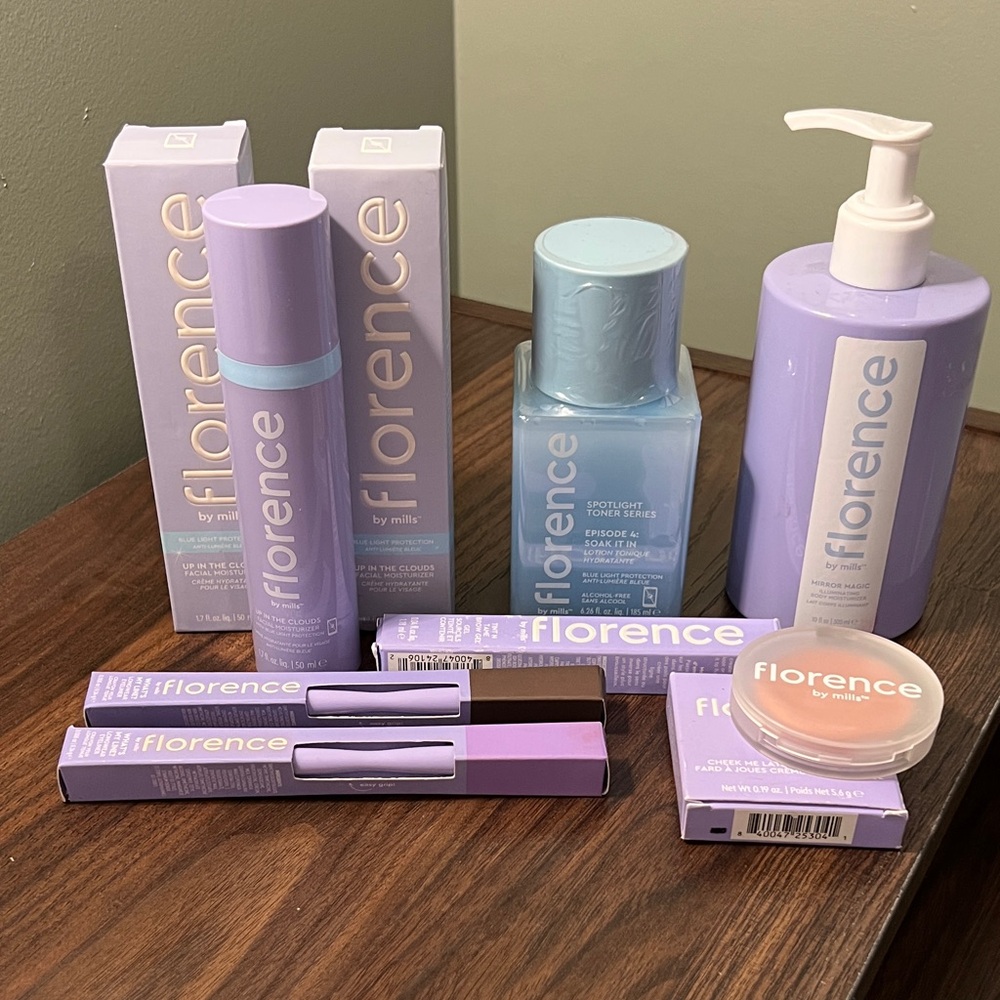 Florence by Mills Lavender Skincare & Makeup Set